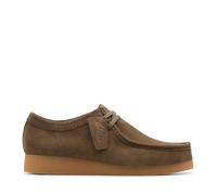 Clarks WallabeeEVO, Scarpe Stringate Uomo, Dark Olive Sde, 40 EU