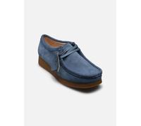 Clarks WallabeeEVO, Scarpe da Ginnastica Donna, Blue Suede, 36 EU