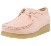 Clarks WallabeeEVOSh Womens Light Pink Suede, 4.5