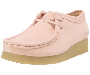 Clarks WallabeeEVOSh Womens Light Pink Suede, 4.5