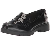 Clarks Westlynn Ayla, Mocassino Donna, Nero Lacca Sintetico, 41 EU Larga