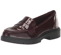 Clarks Westlynn Ayla - Pantofole da Donna, Vernice Sintetica Bordeaux, 38.5 EU