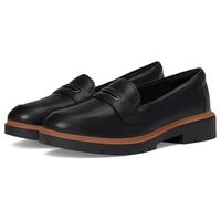 Clarks Westlynn Glow Penny Mocassini Donna, Pelle Nera, 43 EU