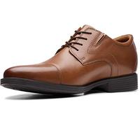 Clarks Whiddon cap Dark Tan Leather 13 D (M)