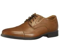 Clarks Whiddon cap Dark Tan Leather 9 D (M)