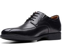 Clarks Whiddon Pace Black Leather 9 EE - Wide