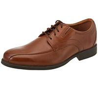 Clarks Whiddon Pace, Oxford Uomo, Pelle Marrone Scuro, 41 EU