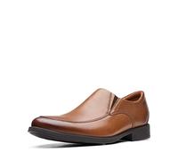 Clarks Whiddon Step Dark Tan Leather 10.5 EE - Wide