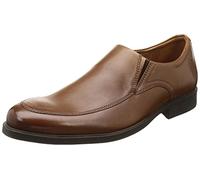 Clarks Whiddon Step Mens Dark Tan Lea, 6.5