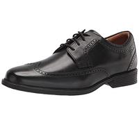 Clarks Whiddon Wing, Oxford Uomo, Pelle Nera, 44 EU