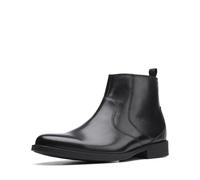 Clarks Whiddon Zip Waterproof Black Leather 10 D (M)