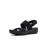 Clarks Women's Arla Stroll Sandal, Nero, 35.5 EU