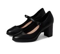 Clarks Womens Bayla Nora Pump, Pelle Nera, 6