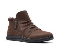 Clarks Women's Breeze Range Ankle Boot, Dark Brown, 10 Wide