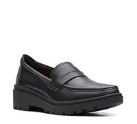 Clarks Women's Collection Loafer, Pelle Nera, 38 EU