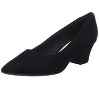 Clarks Women's Kyndall Iris Pump, Black Sde, 41.5 EU