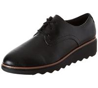 Clarks Women's Sharon Rae Loafer, Pelle Nera, 35 EU