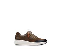 Clarks Un Rio Zip Donna Sneaker 5.5 UK Dark Olive, Verde Oliva Scuro, 39 EU