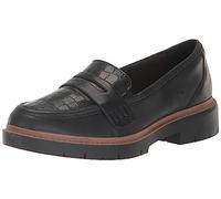 Clarks Westlynn Ayla, Mocassino Donna, Pelle Nera, 40 EU Larga