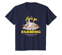 Clarkson's Farm - Andiamo Agricoltura Maglietta, Bambini, Navy, 12 Anni