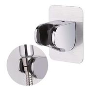 Clarmonde 3M Staffa Supporto Doccia Regolabile con Angolo Adesivo, Montaggio a parete, Senza punta di foratura, Impermeabile, Resistente, Soffione a muro, Soffione Doccia per hotel bagno,1PCS
