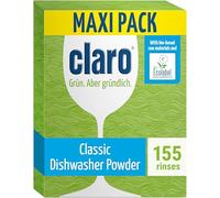 claro Classic Eco - Polvere per lavastoviglie, 2,8 kg, senza fosfati, ecologico e vegano, 155 lavaggi