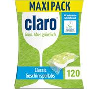 claro Classic Pastiglie ecologiche per lavastoviglie, 120 lavaggi