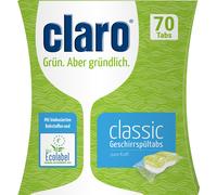 claro ECO Tabs per Lavastoviglie Classic - 70 pz.