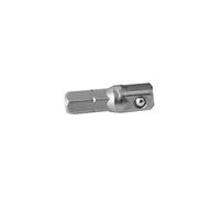 CLAS Equipements Adattatore maschio 1/4" esagonale 1/4" quadrato L.25mm - OS 3255