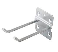 CLAS Equipements Confezione da 10 ganci doppi ø 6 mm, lunghezza: 50 mm, EG 0344