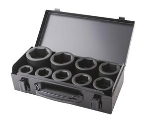 CLAS Equipements OS 3500 - Set di chiavi a bussola esagonali, 24-50 mm, 1" (9 pezzi)