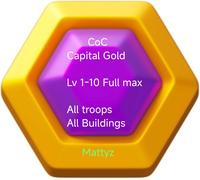 Clash of Clans - Capital Gold - Upgrade 1-10 Full Max - All Building All Troops