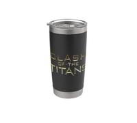 Clash of the Titans Logo Bicchiere termico in acciaio inox doppia parete