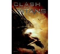 CLASH OF THE TITANS SAM WORTHINGTON POSTER ORIGINALE D/S