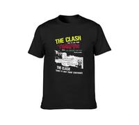 Clash Tommy Gun Single London Punk Rock 1977 Joe Strummer Unisex 100% Cotton Short-Sleeve T-Shirts Black S