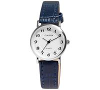 Clasixx Orologio da donna con cinturino in similpelle, blu