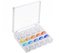 Class 15 Sewing Machine Bobbins - 25 Pack | Bobbins For Sewing Machines, Ideal For Crafts, Jewelry Making, Adult Projects, Clothes Repairs, Beads Storage, Cabinets