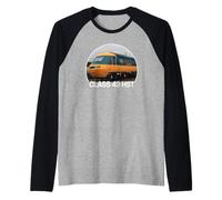 Class 43 HST High Speed Train British Locomotive Engine Maglia con Maniche Raglan