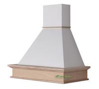 CLASS 90 cappa cucina parete rustica legno mot.Faber fascione grezzo CL90-FGBC52