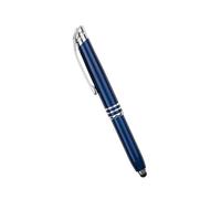 Class Business - Penna a sfera illuminata con sorgente luminosa a LED e pennino touch per vari schermi capacitivi, penna a sfera illuminata