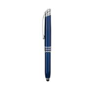 Class Business - Penna a sfera illuminata con sorgente luminosa a LED e pennino touch per vari schermi capacitivi, penna a sfera illuminata