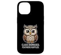 Class Dismissed Feathers - Gufo increspato Custodia per iPhone 14