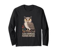 Class Dismissed Feathers - Gufo Increspato Maglia a Manica