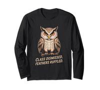 Class Dismissed Feathers - Gufo Increspato Maglia a Manica