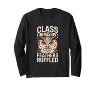 Class Dismissed Feathers - Gufo Increspato Maglia a Manica
