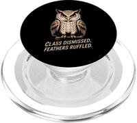 Class Dismissed Feathers - Gufo increspato PopSockets PopGrip per MagSafe