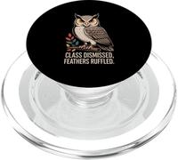 Class Dismissed Feathers - Gufo increspato PopSockets PopGrip per MagSafe