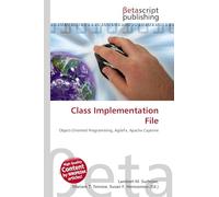 Class Implementation File: Object-Oriented Programming, AgileFx, Apache Cayenne