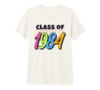 Class of 1984 High School College Graduate Maglietta Premium