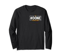 Class of 2025 Done Senior Graduation Ceremony Pocket Design Maglia a Manica